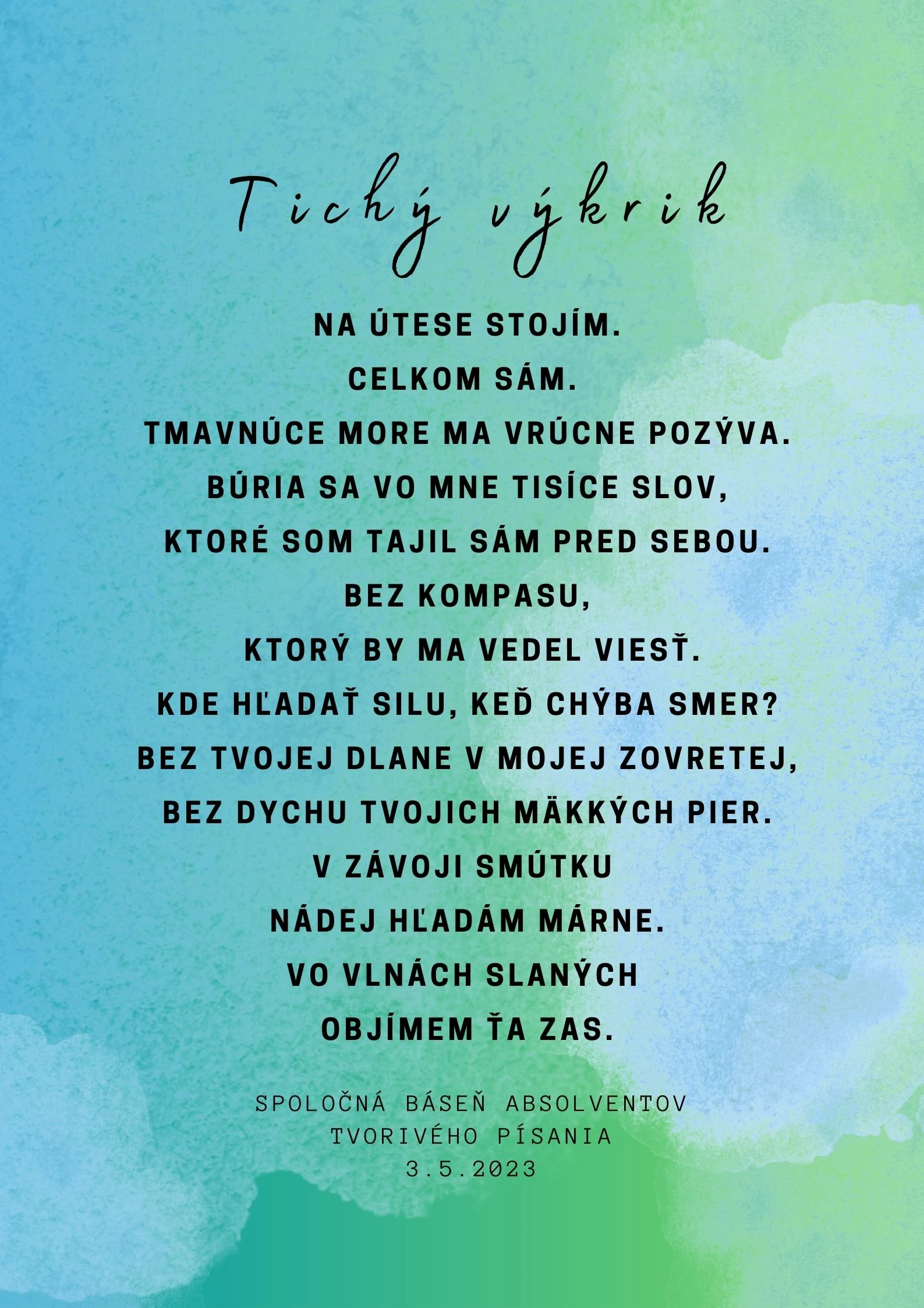 Báseň absolventa 2